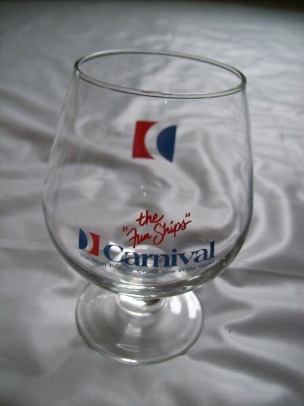 Brandy Snifter Glass Carnival Cruise Ship Line -081135